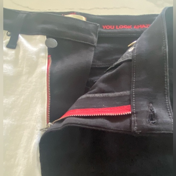 Alice + Olivia Black and White Colorblock Mini Skirt sz 28 - Picture 13 of 16